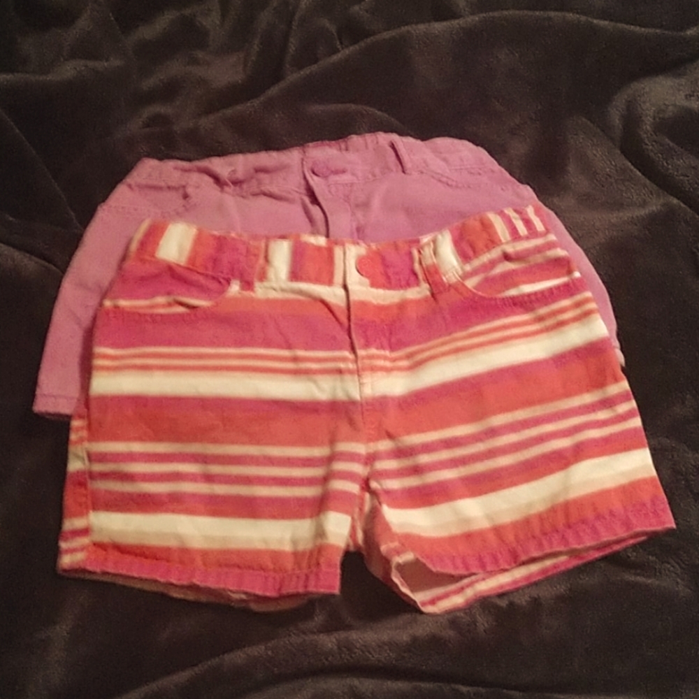 Two pairs of girls shorts size 12